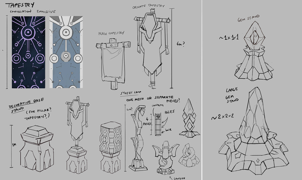 Art: Decorative Props concept art! (Massive post!) 4/13 UPDATED - Dev ...