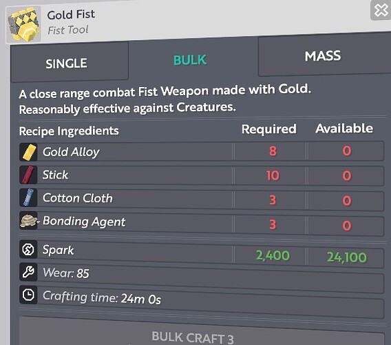 goldfistbulk