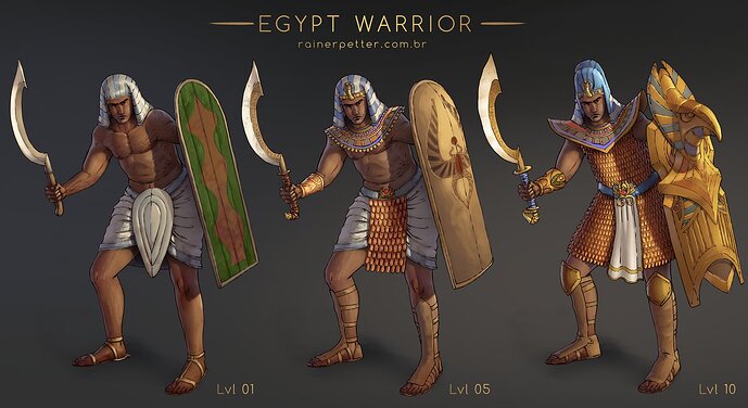egypt_warrior_by_rainerpetterart-d9nwml9