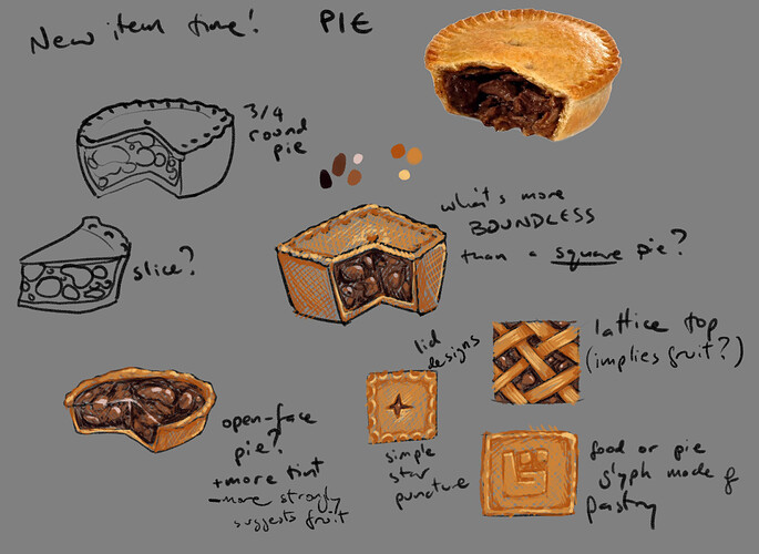 Pie concepts